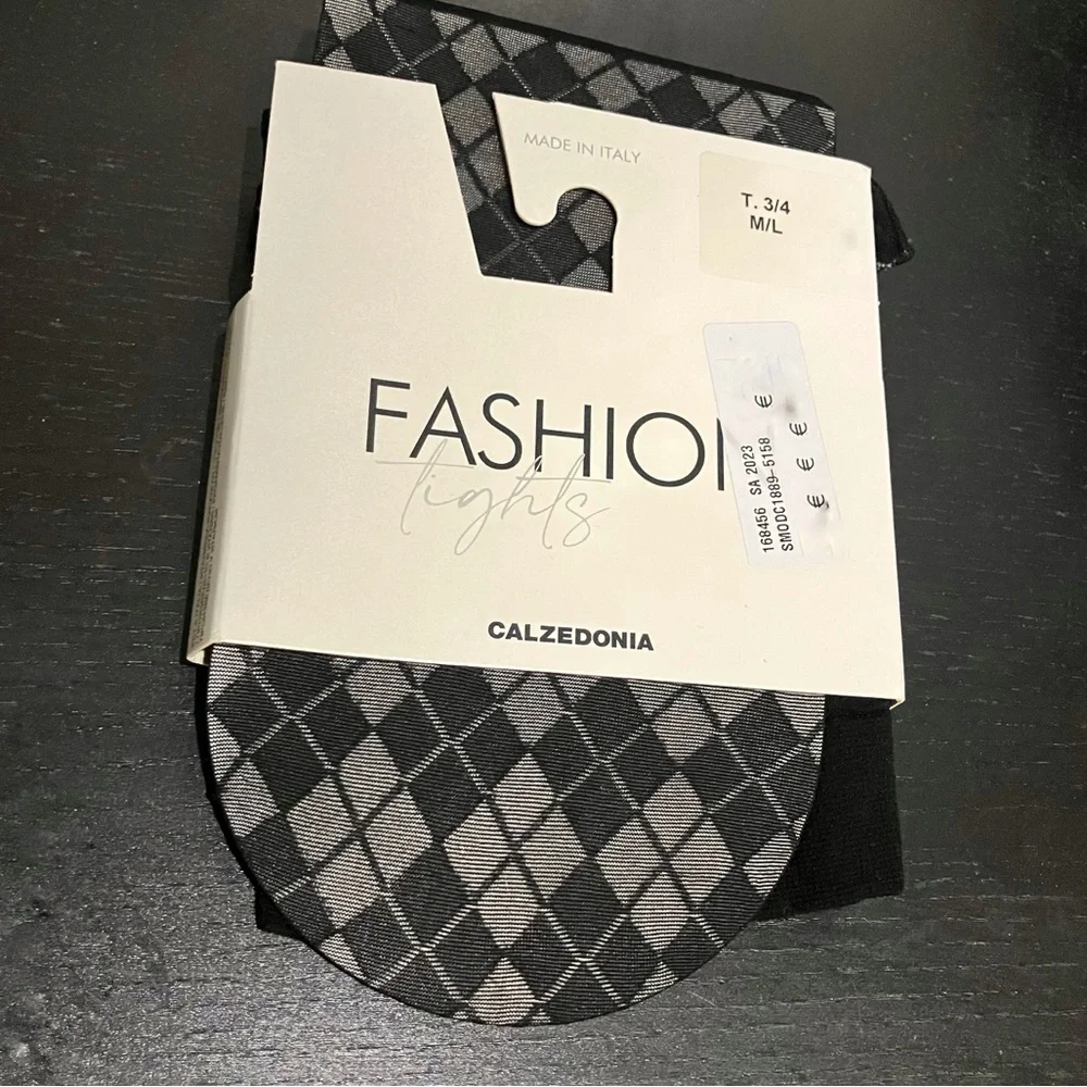 Calzedonia Diamond Argyle Fashion Tights NIP - Picture 4 of 8